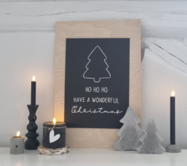 Betonnen kerstboom