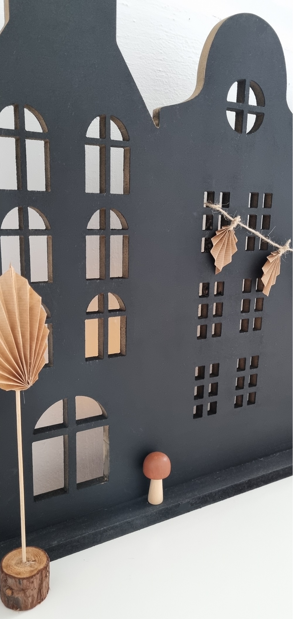 DIY herfst grachtenstraatje