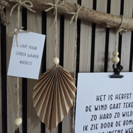 Laat maar lekker waaien (minikaartje)