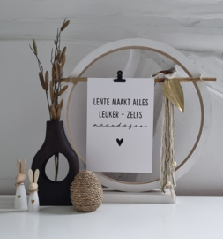 DIY houten ring lente