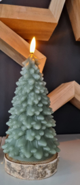 LED kerstboom kaars (wit, groen en zwart)