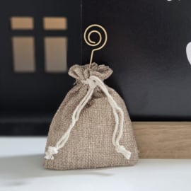 Mini jute zakje