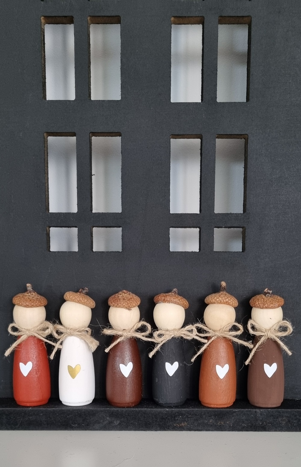 DIY houten poppetje herfst