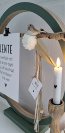 DIY houten ring lente