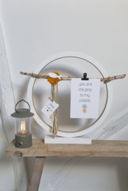 LED lantaarn (wit/zwart/olijfgroen)