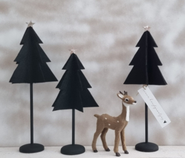 DIY vilten kerstbomen