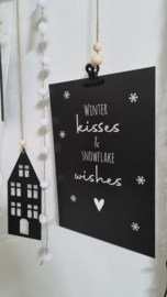 DIY winter decoratie tak