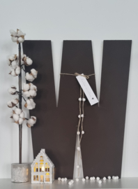 DIY houten letter W