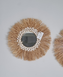 DIY raffiaspiegel