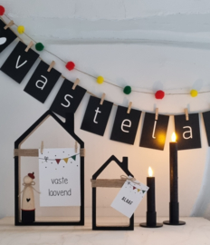 DIY houten huisjes carnaval