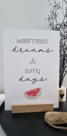Watermelon dreams & sunny days (A4)