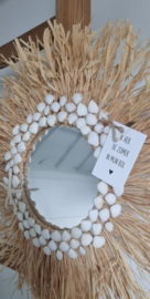 DIY raffiaspiegel