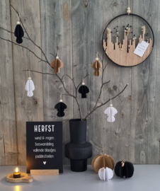 DIY houten ring herfst