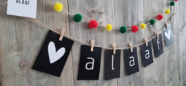 DIY pompon slinger carnaval