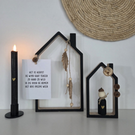 DIY pakket herfst houten huisjes