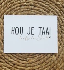 Hou je taai