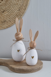 DIY houten haasjes