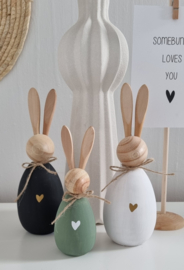 DIY houten haasjes
