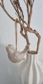 Hanger vogel beige