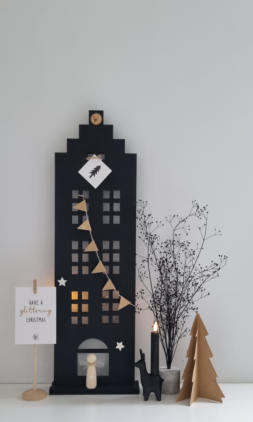 DIY Kerst grachtenpand