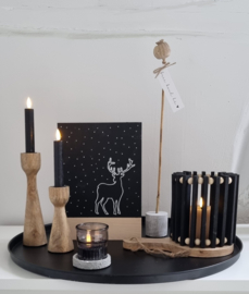 DIY houten windlicht