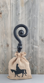 DIY Sint jute zak met staf
