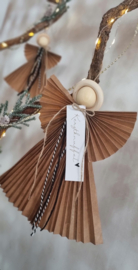 mini DIY Kerst engeltjes