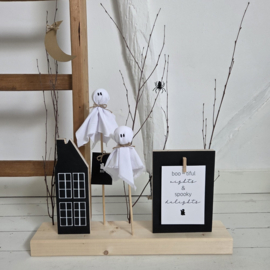 DIY pakket halloween plank