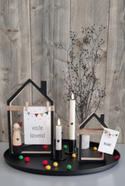DIY houten huisjes carnaval