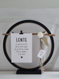 DIY houten ring lente