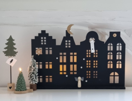 DIY Kerst grachtenstraatje