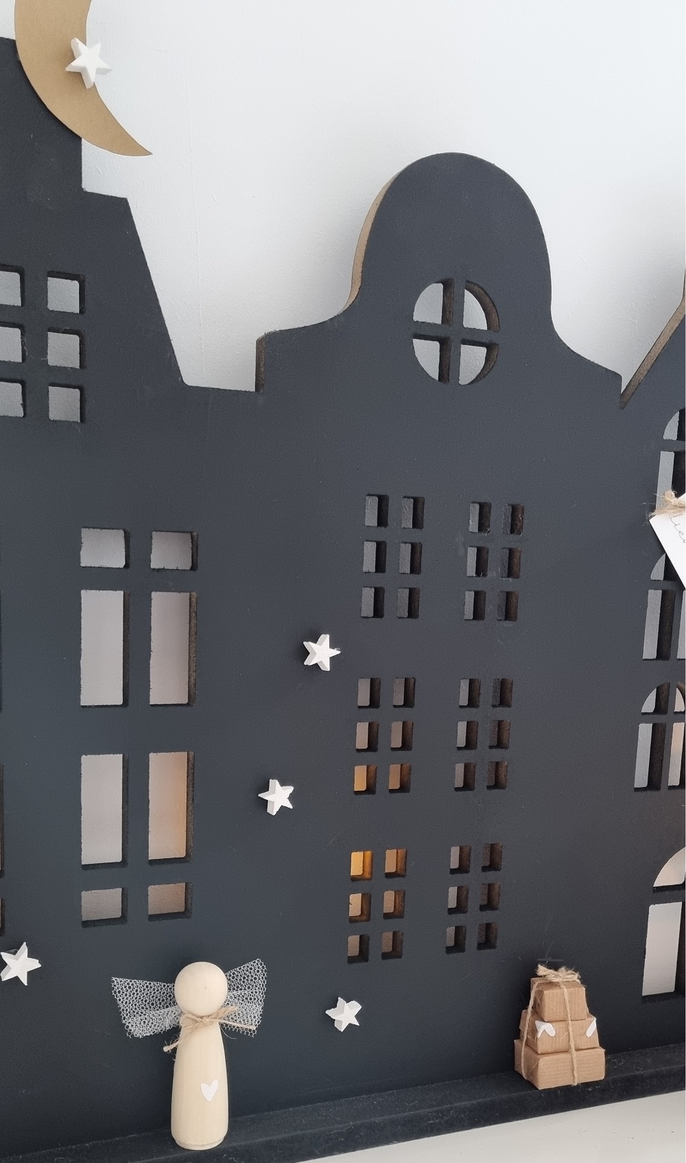 DIY Kerst grachtenstraatje