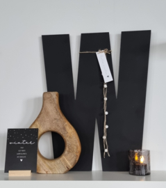 DIY houten letter W