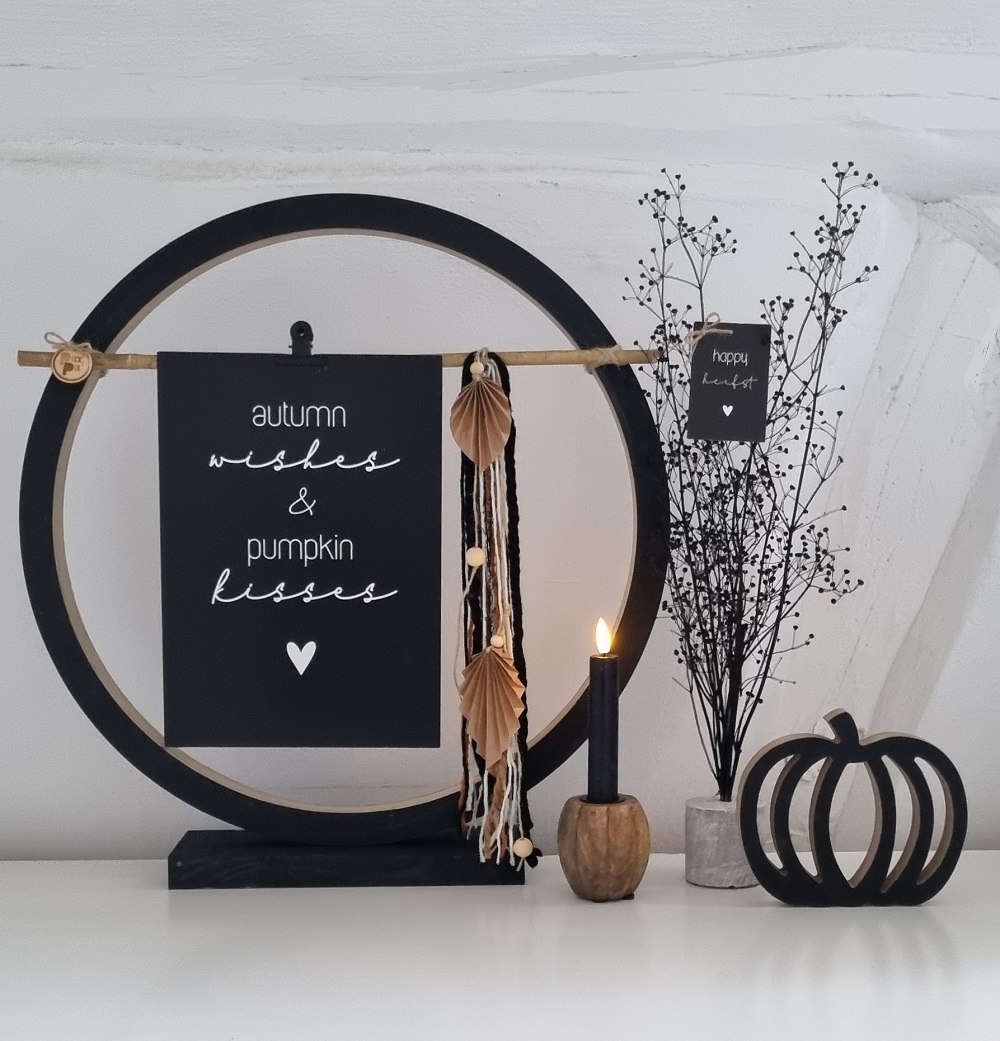 DIY houten pompoenen