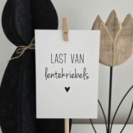 Last van lentekriebels (A6)