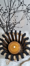 DIY houten windlicht