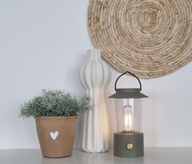 LED lantaarn (wit/zwart/olijfgroen)