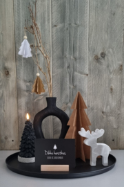 DIY papieren kersthangers