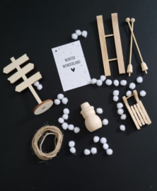 DIY winter wonderland accessoires