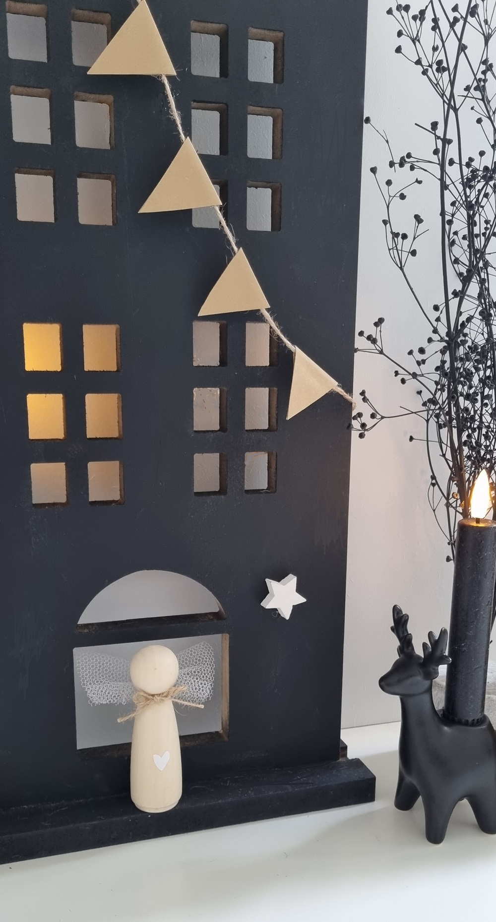 DIY Kerst grachtenpand