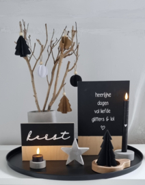 DIY papieren kersthangers