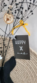 DIY Kerst jute wandcirkel rendier exclusief takken