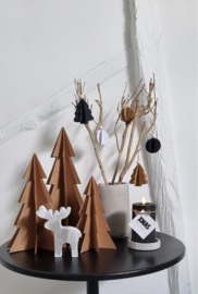 DIY papieren kersthangers