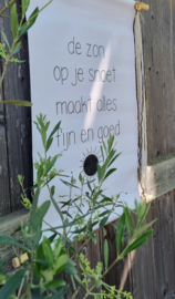 DIY tuinposter