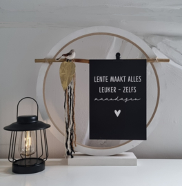 DIY houten ring lente