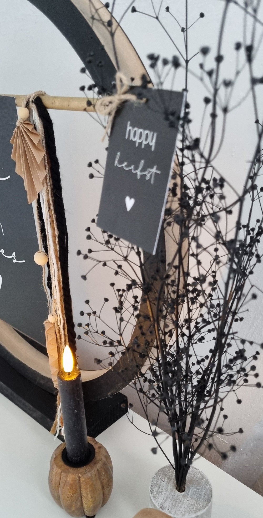 DIY houten ring herfst