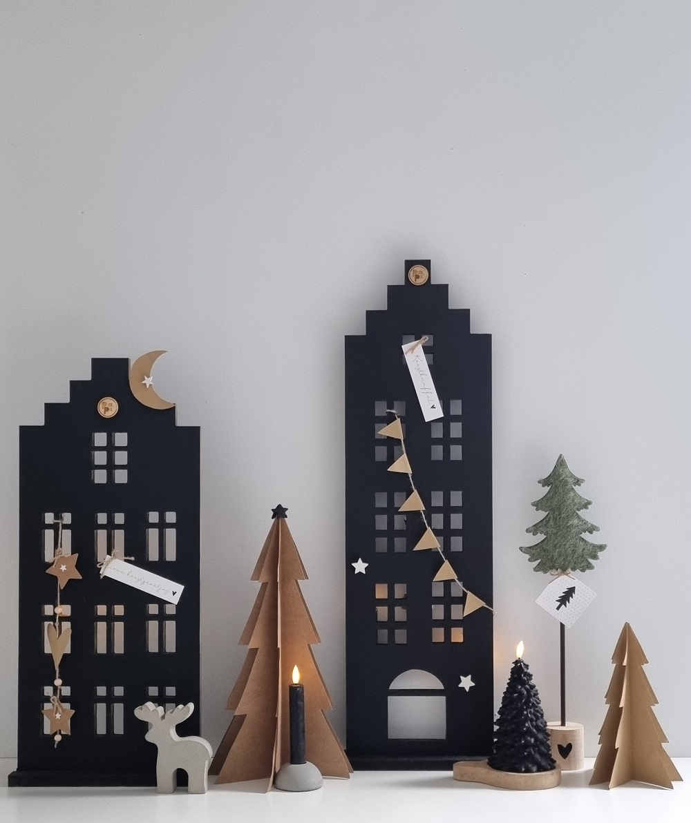 DIY Kerst grachtenpand