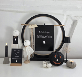 DIY pakket houten ring Halloween