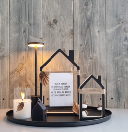 DIY herfst houten huisjes