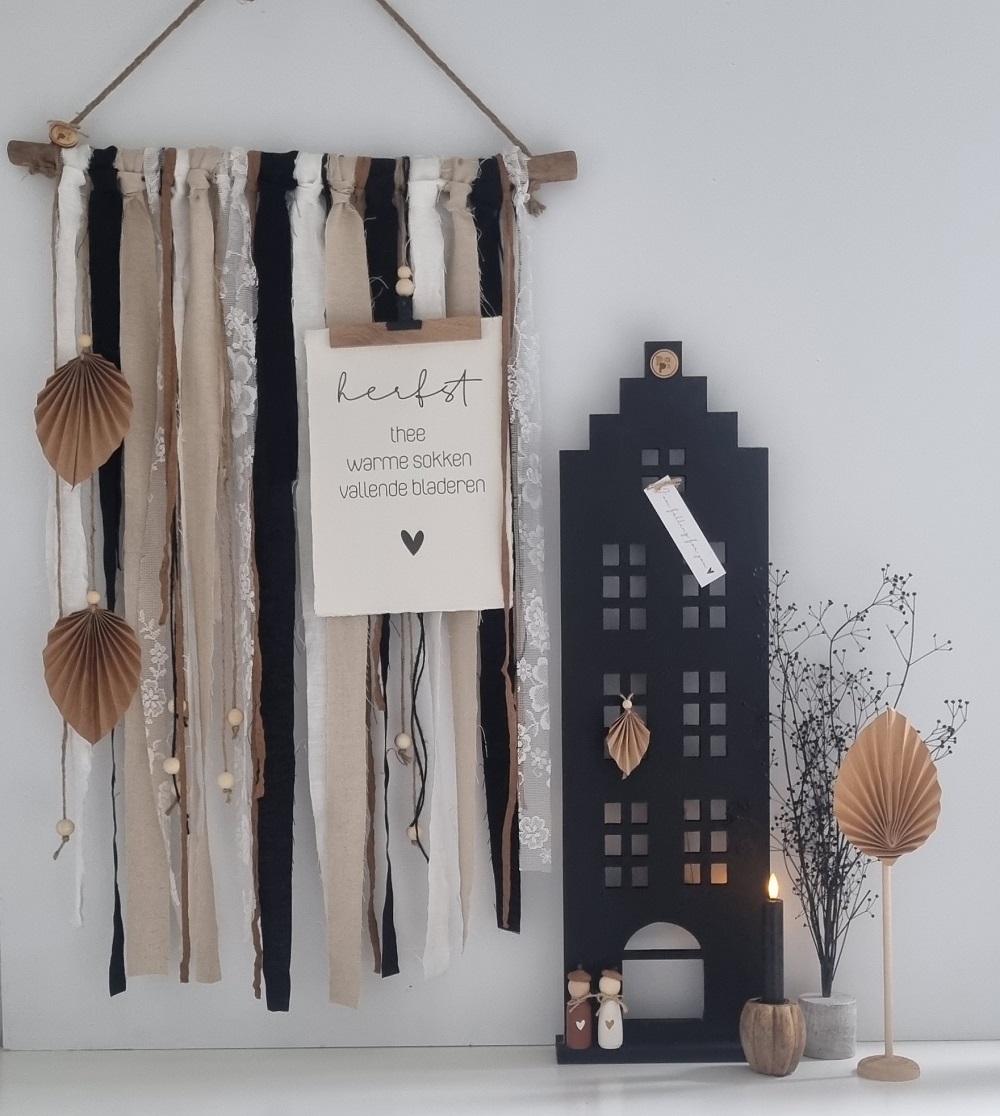 DIY houten poppetje herfst